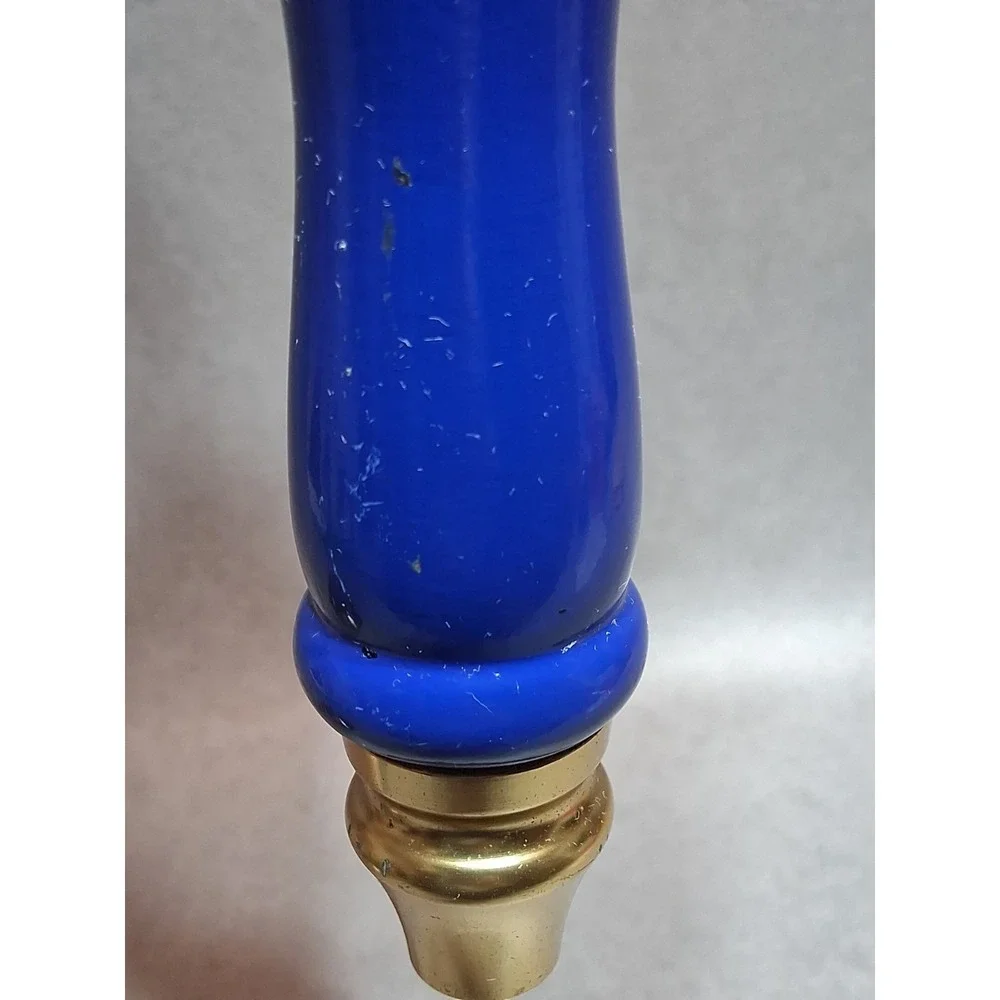 Extremely Rare! 1990's Blue Pabst Beer Tap Handle w/Metal Logo